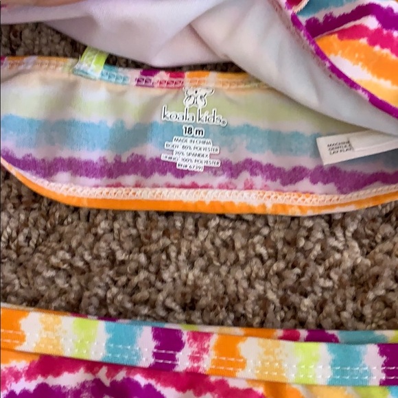 KOALA KIDS & CHILDREN’S PLACE Toddler Girl’s 2 Piece Bathing Suit Bundle EUC - Picture 3 of 8